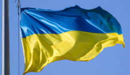 Ukraine conflict - Dresden shows Ukrainian flags